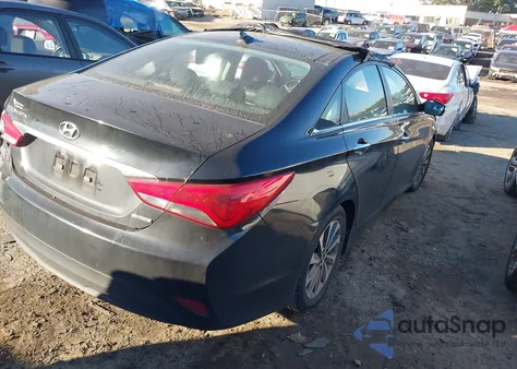 2014 Hyundai Sonata Limited z USA, uszkodzony, nr VIN 5NPEC4AC6EH813771